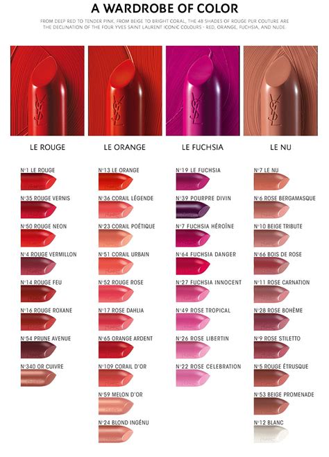 lip ysl 8|YSL lip gloss chart.